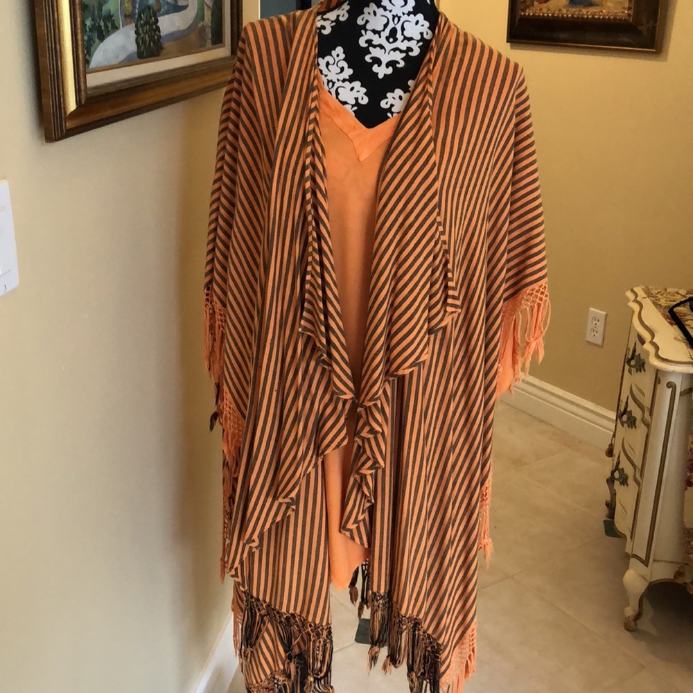🧡Bohemian 3-piece Pants-V-neck Top-Cardi, wide Leg pants comfy versatile set